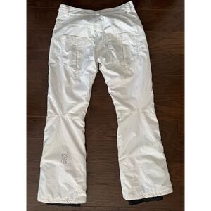 Rossignol Perfect Bootleg White Snowboard Ski Pants size Large